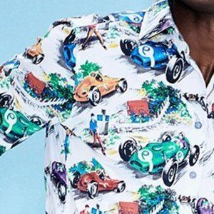 Robert Graham XL LEGENDS Short Sleeve Sport Shirt